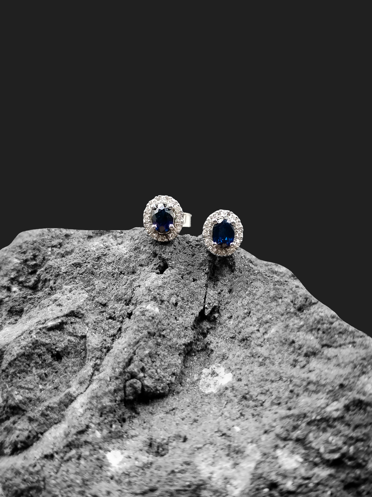 Aretes de Zafiro