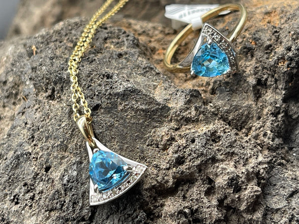 Juego de Aguamarinas Trillon