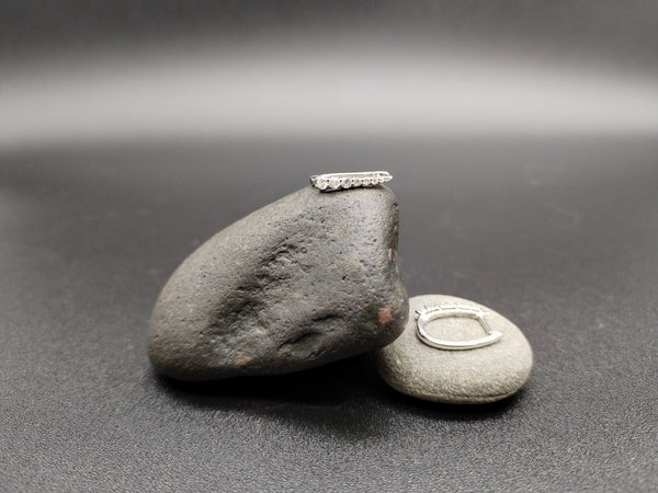 Arracadas de diamante.